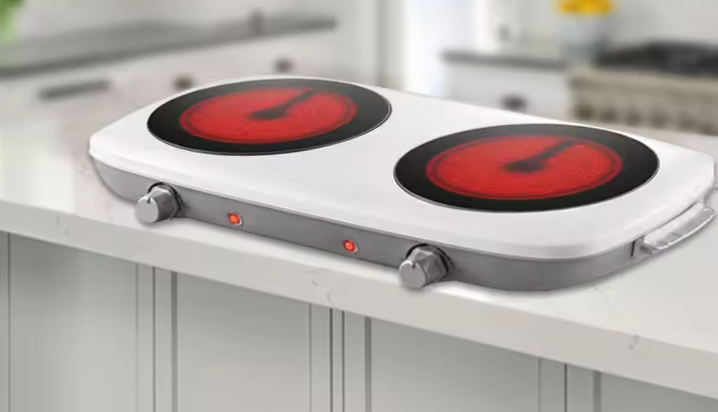 Electric Double Induction Kitchen Burner