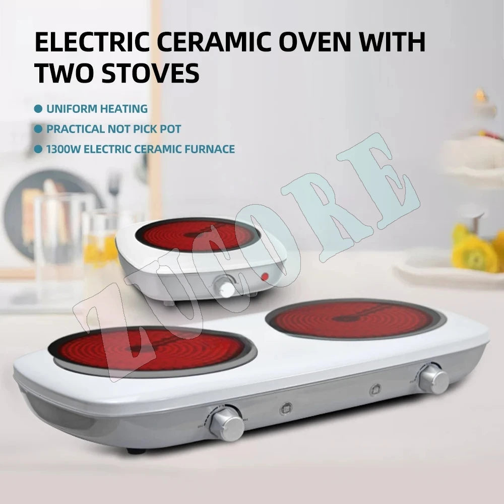 Electric Double Induction Kitchen Burner